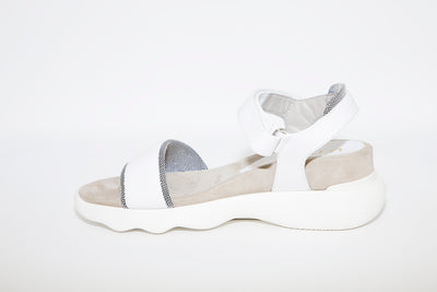 UNISA - Bolo White Leather Sandal