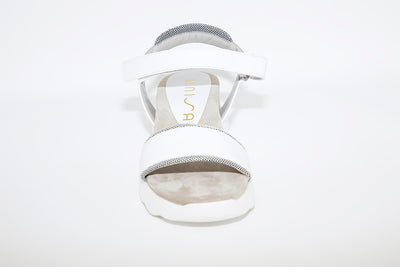 UNISA - Bolo White Leather Sandal