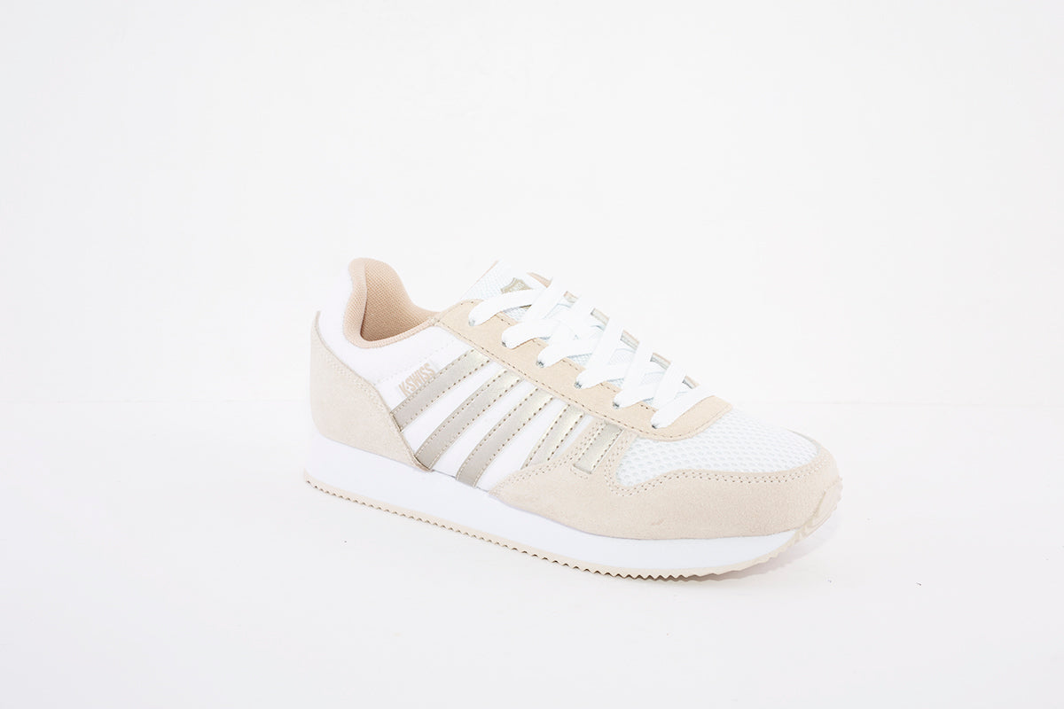 K-SWISS - 96927-059 LACED FASHION TRAINER - BEIGE COMBI