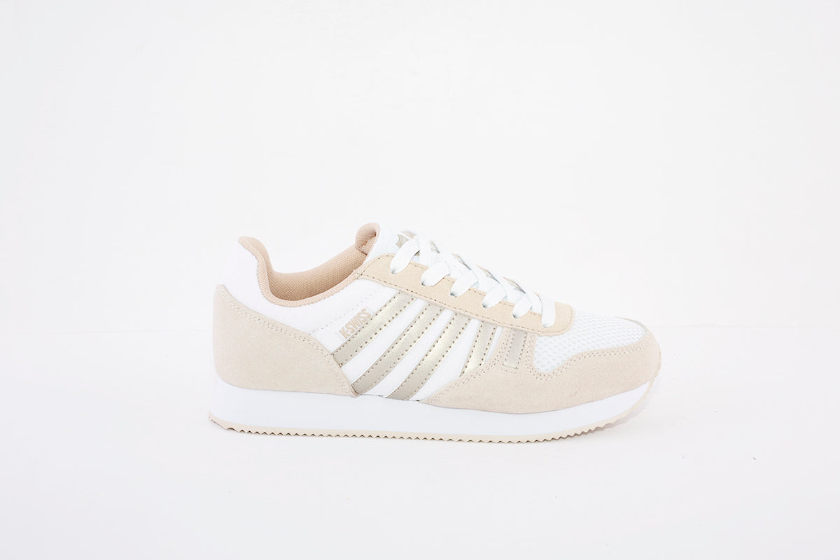 K-SWISS - 96927-059 LACED FASHION TRAINER - BEIGE COMBI