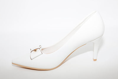 SUSST - EMMA HI HEEL SHOE - WHITE PATENT