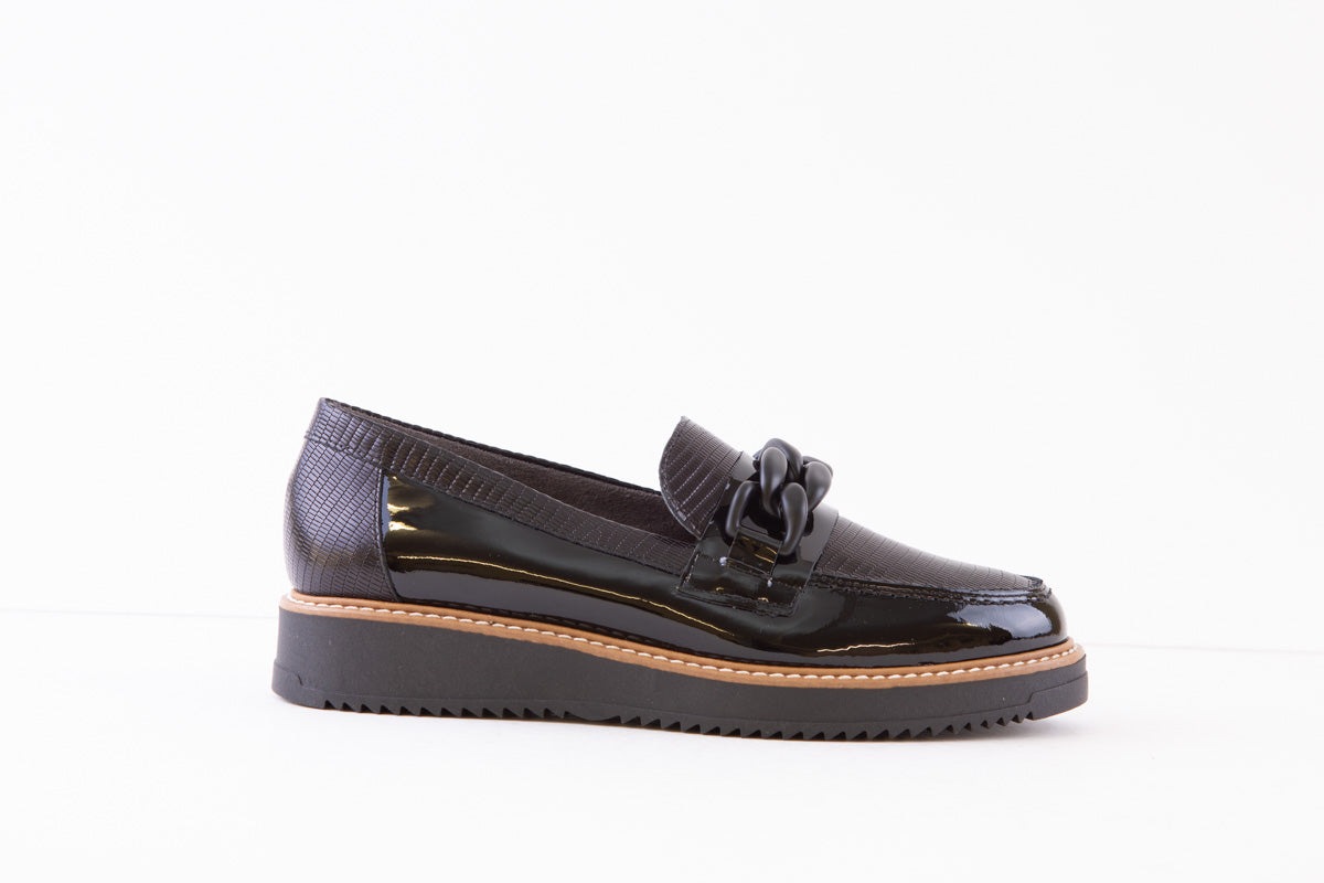 PITILLOS - 1670 CHUNKY STYLE LOAFER - BLACK – Victor Dwyer Ladies ...