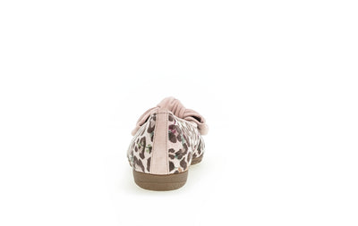 GABOR - 44.163.34 FLAT POMP - PINK LEOPARD