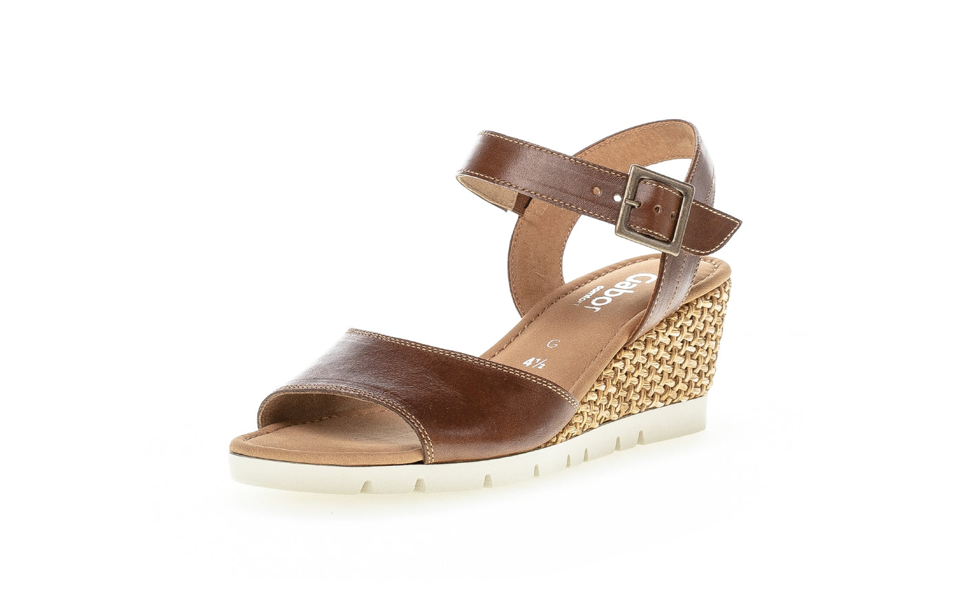 GABOR - 62.042.53 MEDIUM WEDGE SANDAL - TAN