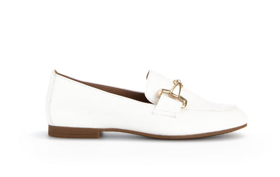 GABOR - 84.211.20 FLAT SLIP-ON SHOE - OFF WHITE