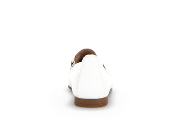 GABOR - 84.211.20 FLAT SLIP-ON SHOE - OFF WHITE