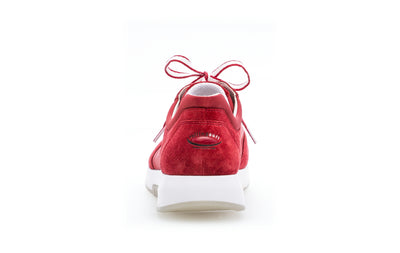 GABOR - 86.946.58 LACED COMFORT RUNNER - RED SUEDE