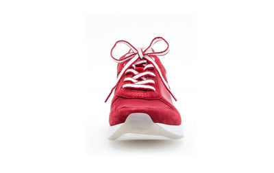 GABOR - 86.946.58 LACED COMFORT RUNNER - RED SUEDE