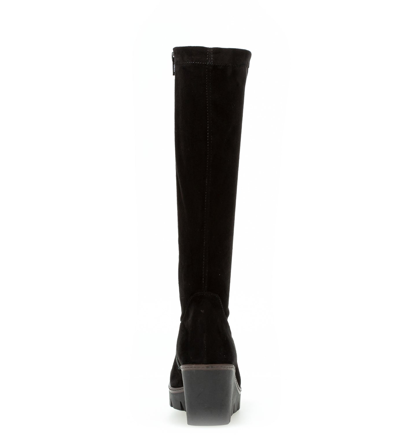 GABOR - 94.789.47 LONG MEDIUM WEDGE BOOT - BLACK