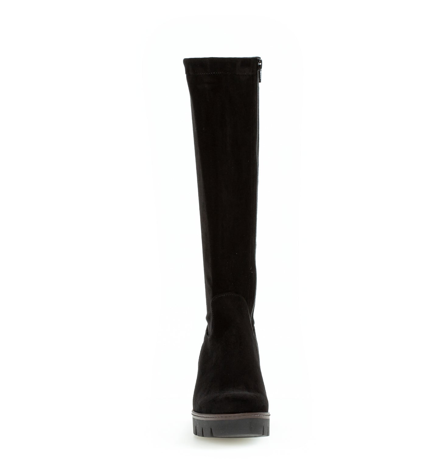 GABOR - 94.789.47 LONG MEDIUM WEDGE BOOT - BLACK