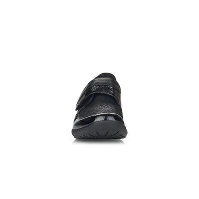 REMONTE - R7600-02 COMFORT VELCRO STRAP SHOE - BLACK