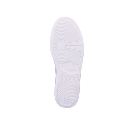 RIEKER - EVOLUTION - W0502-80 LACED RUNNER - WHITE/GOLD