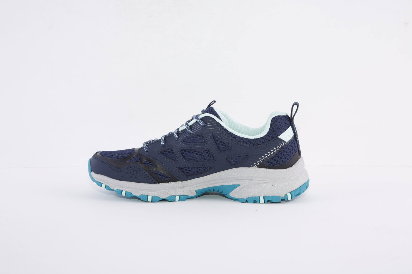 SKECHERS- 149821 HILLCREST PURE ESCAPADE-LACED TRAIL TRAINER - NAVY/TURQUOISE