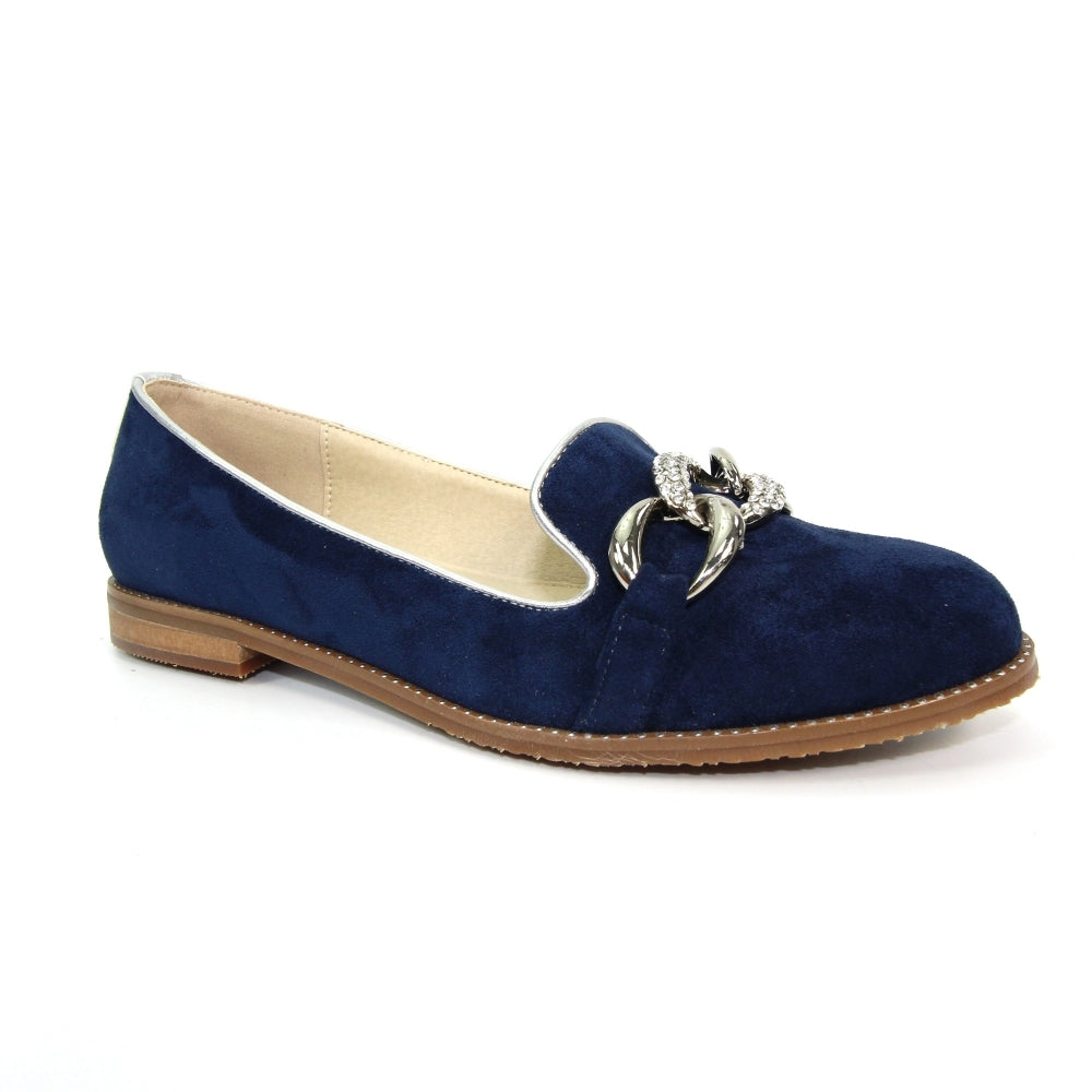 LUNAR - FLC196 Splendid Chain Link Loafer Navy