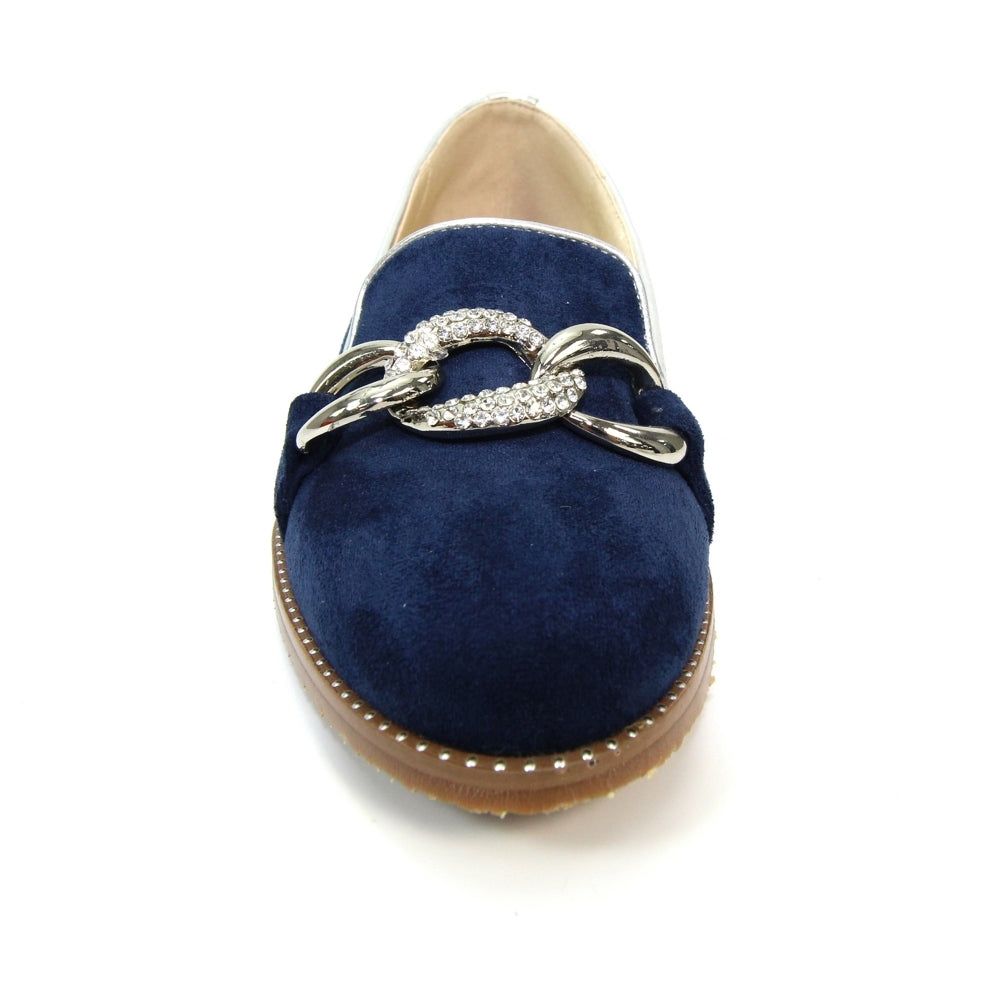 LUNAR - FLC196 Splendid Chain Link Loafer Navy