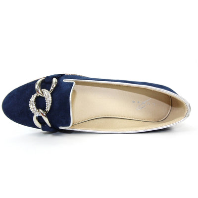 LUNAR - FLC196 Splendid Chain Link Loafer Navy